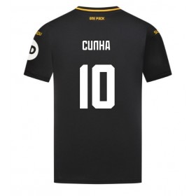 Wolves Matheus Cunha #10 Borta Kläder 2024-25 Kortärmad